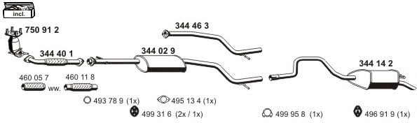  031537 Exhaust system 031537