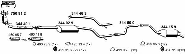  031540 Exhaust system 031540