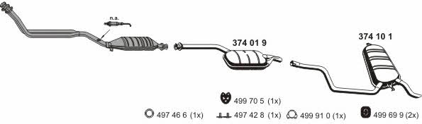  040041 Exhaust system 040041