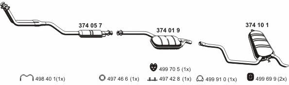 040047 Exhaust system 040047