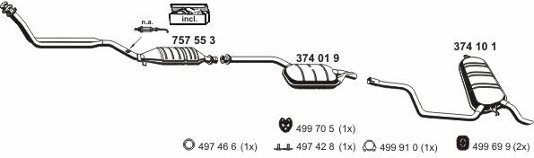  040048 Exhaust system 040048