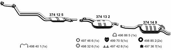 040049 Exhaust system 040049
