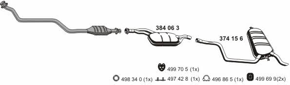  040068 Exhaust system 040068
