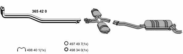  040094 Exhaust system 040094