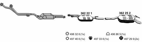  040258 Exhaust system 040258