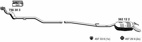  040266 Exhaust system 040266