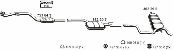 040267 Exhaust system 040267