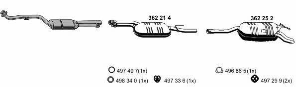  040354 Exhaust system 040354