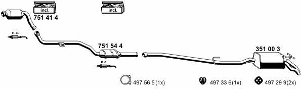  040357 Exhaust system 040357