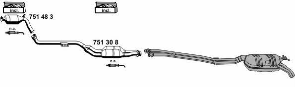  040364 Exhaust system 040364