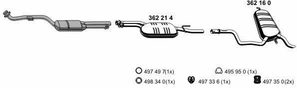  040366 Exhaust system 040366