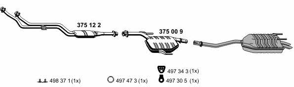  040384 Exhaust system 040384