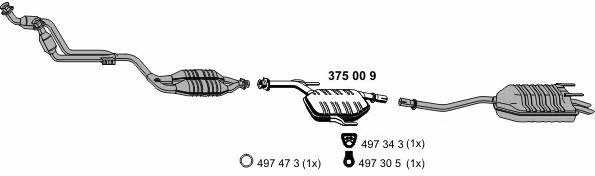 Ernst 040385 Exhaust system 040385