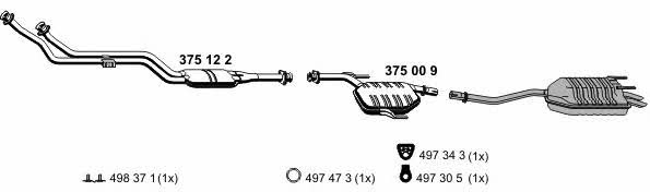  040386 Exhaust system 040386