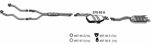  040388 Exhaust system 040388