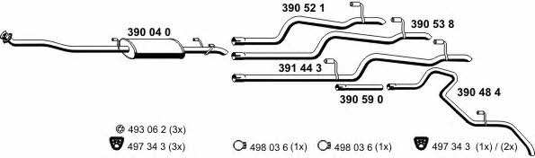  040456 Exhaust system 040456