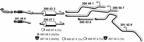  040459 Exhaust system 040459