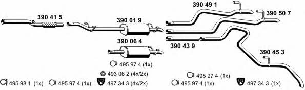  040462 Exhaust system 040462