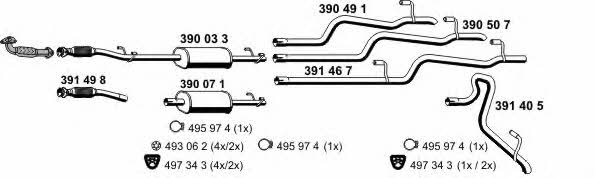  040469 Exhaust system 040469