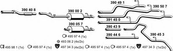  040473 Exhaust system 040473