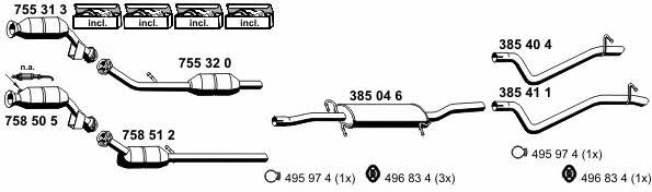  040567 Exhaust system 040567
