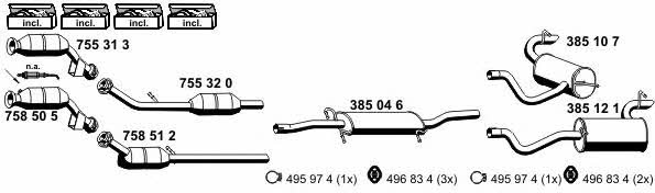  040572 Exhaust system 040572