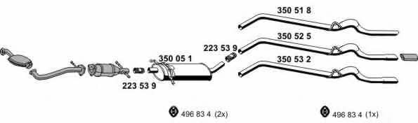 040574 Exhaust system 040574