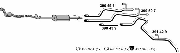  040581 Exhaust system 040581