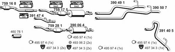  040585 Exhaust system 040585
