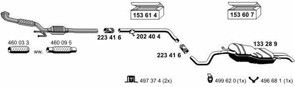 Ernst 071161 Exhaust system 071161