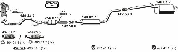  071178 Exhaust system 071178
