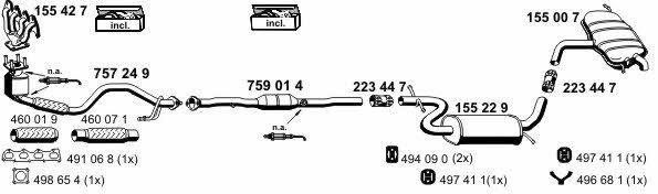 Ernst 071237 Exhaust system 071237