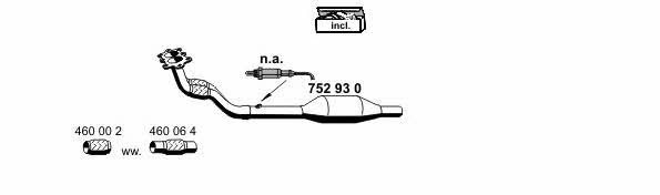 Ernst 071255 Exhaust system 071255