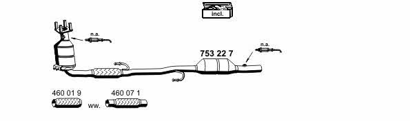  071268 Exhaust system 071268