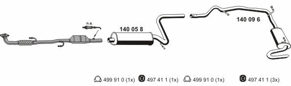 Ernst 071302 Exhaust system 071302