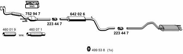 Ernst 071304 Exhaust system 071304