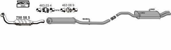 Ernst 120157 Exhaust system 120157