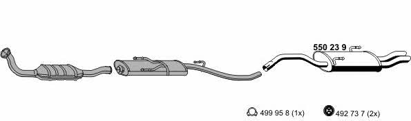 Ernst 120229 Exhaust system 120229