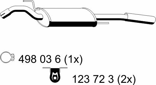 Ernst 133173 End Silencer 133173