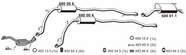  140023 Exhaust system 140023