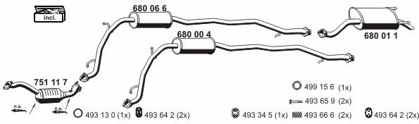  140048 Exhaust system 140048