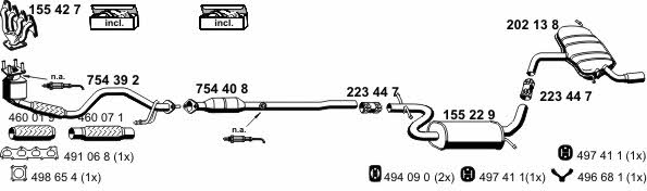 010496 Exhaust system 010496