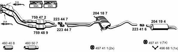  010546 Exhaust system 010546