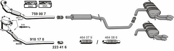  010547 Exhaust system 010547