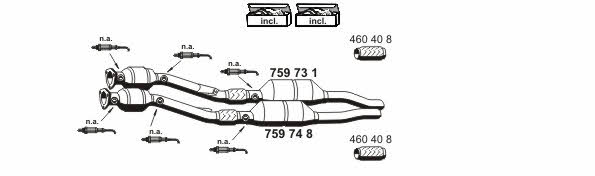 Ernst 010578 Exhaust system 010578