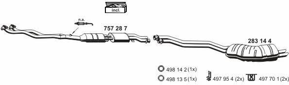  020043 Exhaust system 020043