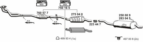  020097 Exhaust system 020097