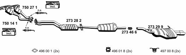 Ernst 020099 Exhaust system 020099