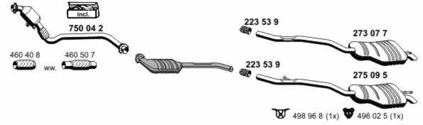  020250 Exhaust system 020250