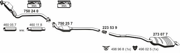  020251 Exhaust system 020251